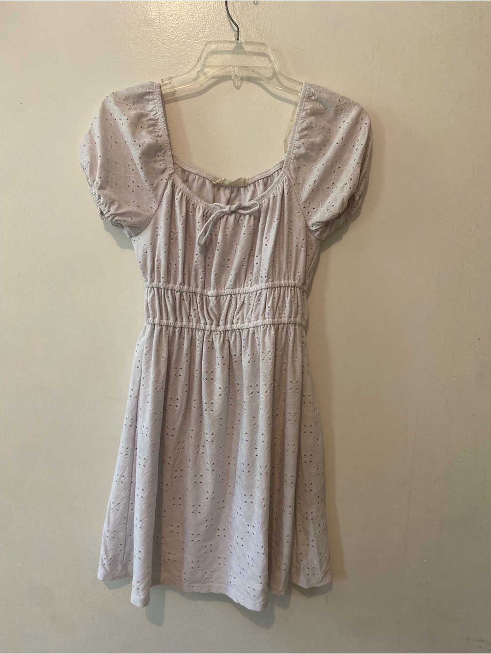 No Comment LA Light Lavender Eyelet Dress
